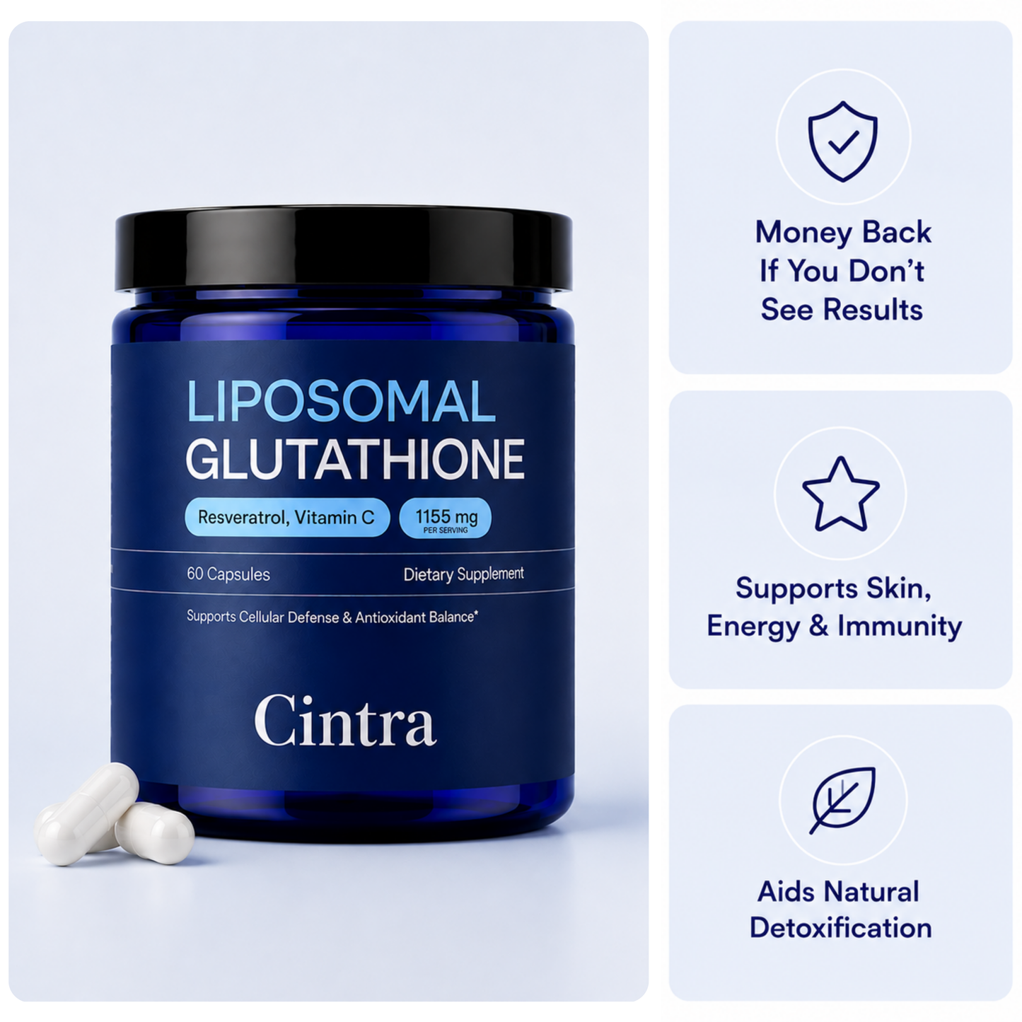 Liposomal Glutathione + Vitamin C